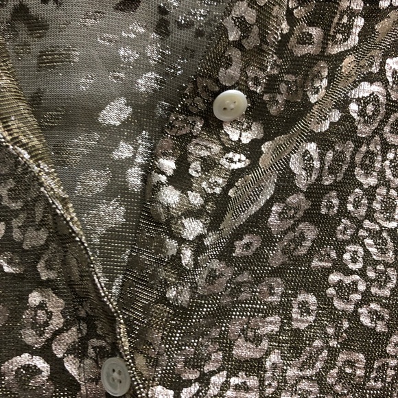 Gold Equipment Leopard Blouse - Picture 11 of 14